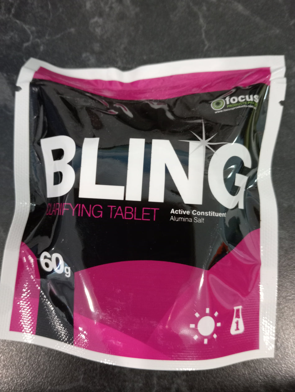 Bling clarifying tablet