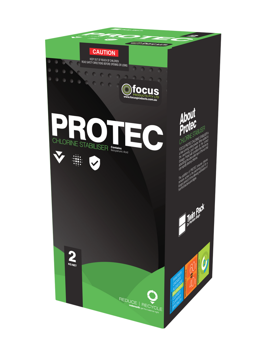 Focus - 2kg Protec Stabiliser (Cyanuric Acid)